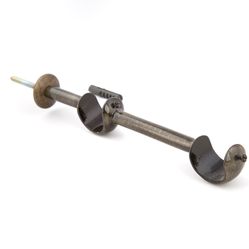 Suporte Duplo 8cm Ouro Velho Para Varão De Cortina 28x28mm - SL168 - 08