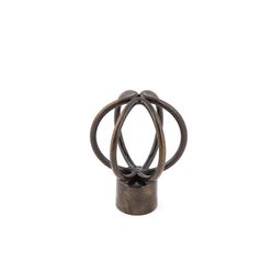 Ponteira Globo Ouro Velho Para Varão de Cortina 28mm - P030 - 08