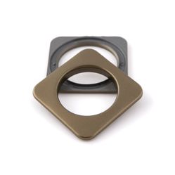 Ilhós Ouro Velho Para Cortina Quadrado 32mm - Pct C/10 Unidades.