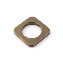Ilhós Quadrado Ouro Velho Para Cortina 28mm - Pct C/10 Unidades.