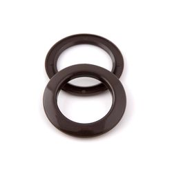 Ilhós Redondo Imbuia Para Cortina 28mm - Pct C/10 Unidades.