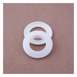 Ilhós Redondo Branco Para Cortina 19mm - Pct C/10 Unidades.