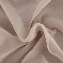 Tecido Para Cortina Voil Liso Judith 03 Fendi- Largura 3,00m