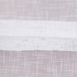 Tecido Para Cortina Voil Trabalhado Bélgica Cross Branco largura 3,00m