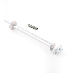Suporte Simples longo 19mm - SL120 - 10 Cromado