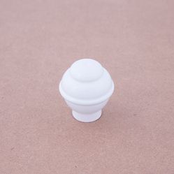 Ponteira Bola Branco Para Varão de Cortina 19mm - P021 - 16