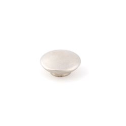Ponteira Meia Lua Aço Escovado Para Varão de Cortina 19mm - P025 - 38