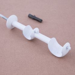 Suporte Duplo Branco Para Varão De Cortina 28x19mm - SL058 - 16