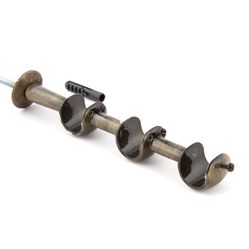 Suporte Triplo Ouro Velho Para Varão De Cortina 19x19x19mm - SL061 - 08