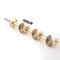 Suporte Triplo Dourado Para Varão De Cortina 19x19x19mm - SL061 - 09