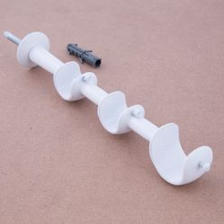 Suporte Triplo Branco Para Varão De Cortina 28x19x19mm - SL063 - 16