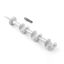 Suporte Triplo Aço Escovado Para Varão De Cortina 19x19x19mm - SL061 - 38