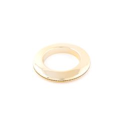 Ilhós Redondo Dourado Para Cortina 28mm - Pct C/10 Unidades.