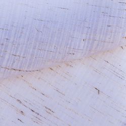 Tecido Para Cortina Voil Selvagem Transparente Irlanda 63 Branco- Largura 3,00mts