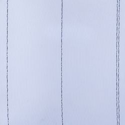 Tecido Para Cortina Voil Listrado Lutex  Irlanda 128 Prata/Branco - Largura 3,00mts
