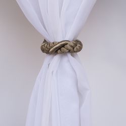 Abraçadeira Para Cortinas Corda 1 Un - Dourado