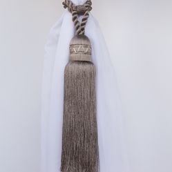 Abraçadeira Para Cortinas Pingente Rústico - Ouro Velho - 1 Un