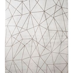 Tapete Para Quarto e Sala Belga Geometric 01 1,40X2,00 Gelo