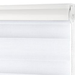 Persiana Double Rolo Dupla L120 X A160 Branco