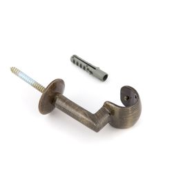 Suporte De teto para Varão de Cortina 28mm Ouro Velho