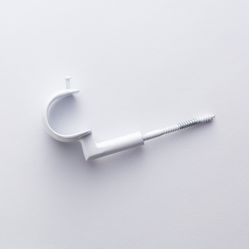Suporte De Teto Branco Para Varão De Cortina 19mm - SL079 - 16