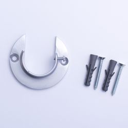 Suporte Flange Para Varão de 28mm - Aço Escovado