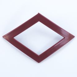 Abraçadeira De Cortina - Fivela Losango em PVC - Mogno