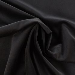 Tecido Para Sofá e Estofado Veludo Inca Preto - 13- Largura 1,40m