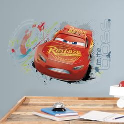 Adesivo de Parede - Auto Colante - Carros 3 Relampago McQueen - 92,7cm x 43,8cm