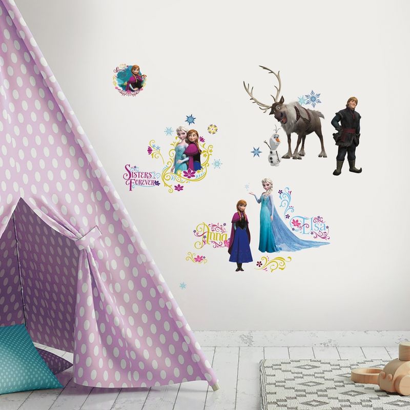 Adesivos de parede tema Frozen  para decoração infantil