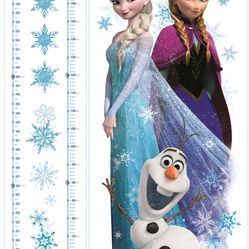 Adesivo de Parede - Auto Colante - Frozen com Regua Crescimento - 45,7cm x 101,6cm