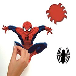 Adesivo de Parede - Auto Colante - Homem-Aranha - 25,4cm x 45,7cm