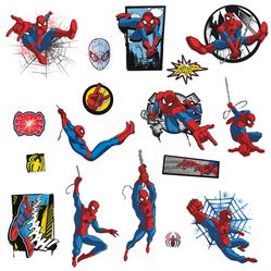 Adesivo de Parede - Auto Colante - Homem-Aranha Comic - 25.4cm x 45.7cm