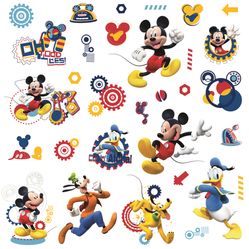 Adesivo de Parede - Auto Colante - Mickey Mouse Clubhouse - 25,4cm x 45,7cm