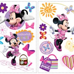 Adesivo de Parede - Auto Colante - Minnie Bow-Tique - 25,4cm x 45,7cm