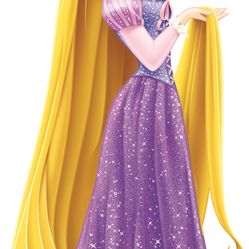 Adesivo de Parede - Auto Colante - Princesa Rapunzel - 45,7cm x 101,6cm