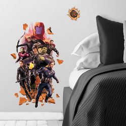 Adesivo de Parede - Auto Colante - Vingadores Ultimato gigante - 43,8cm x 92,7cm