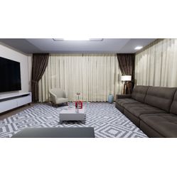 Tecido Para Cortina America Chefron liso Cru - Largura 2,90m