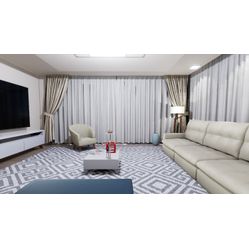Tecido Para Cortina America Gorgurinho Shantung Marfim - Largura 2,90m