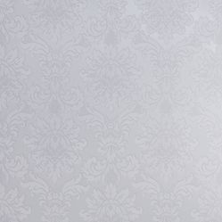 Tecido Para Cortina Europa 27 Jacquard Algodão Medalhão Branco - Largura 2,80m