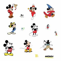 Adesivo de Parede - Auto Colante - Disney Mickey - 22cm x 44cm