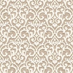 Papel de parede Florence Cinza Arabesco FR87222 - Rolo Fechado de 0,53cm x 10mts