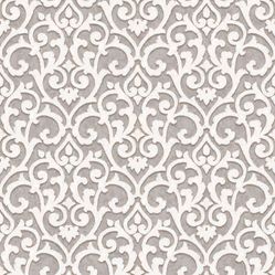 Papel de parede Florence Cinza Arabesco FR87223 - Rolo Fechado de 0,53cm x 10mts