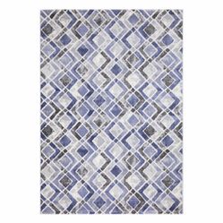 Tapete Passadeira Majestic Geometrico 04 0,66X2,00 - Cinza