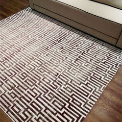 Tapete Passadeira Majestic Geometrico 07 0,66X2,00 - Cinza