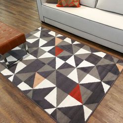 Tapete Para Quarto e Sala Geometrico Norway 06 1,00X1,40 - Cinza