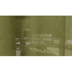 Tecido Para Cortina Voil 14 Liso Verde Folha Largura 3,00m