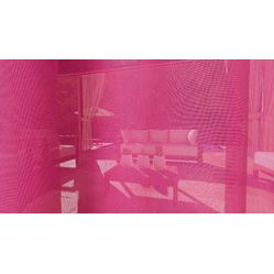Tecido Para Cortina Voil 17 Liso Pink Largura 3,00m