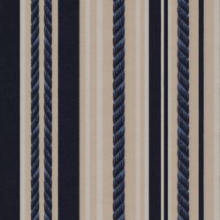 Tecido Imperméavel Para Sofá e Estofado Acquablock  260 Alanta Corda Marinho Branco Bege 21541/01 - Largura 1,40m