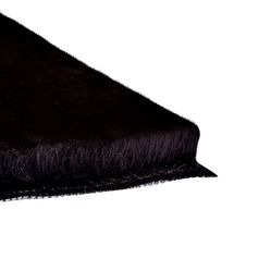 Tapete Para Sala-Quarto Pluma 04 100X140 Preto Felpudo